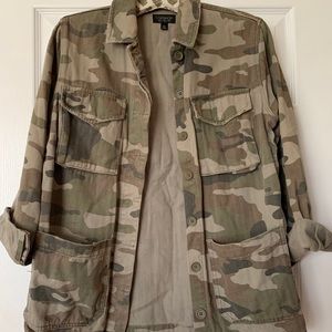 TOPSHOP Camouflage Shacket